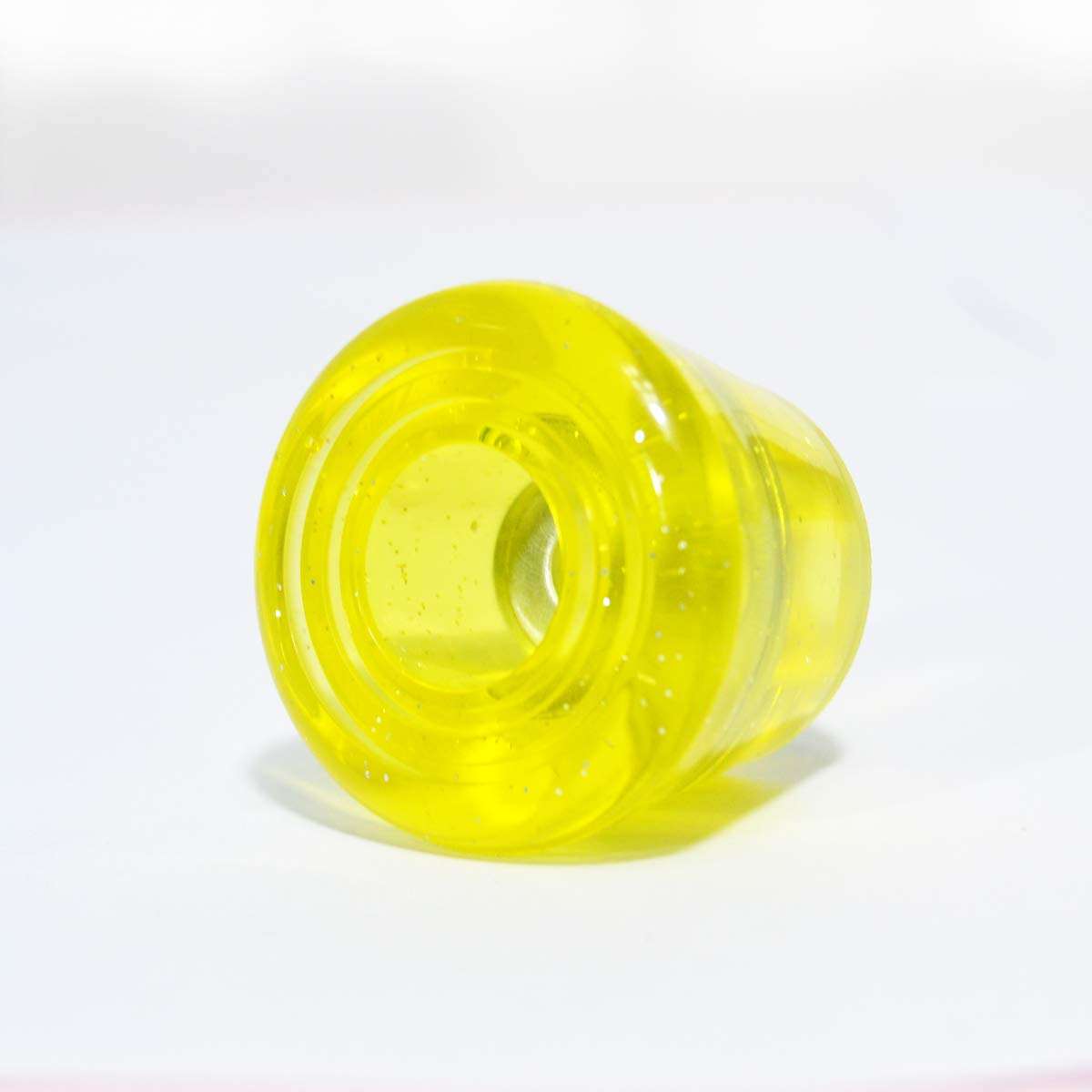 VKEDA Roller Skate Toe Stops Plugs Rubber Brake Block Durable 82A PU Toe Stops 2-Pack with Screws (Yellow) 2