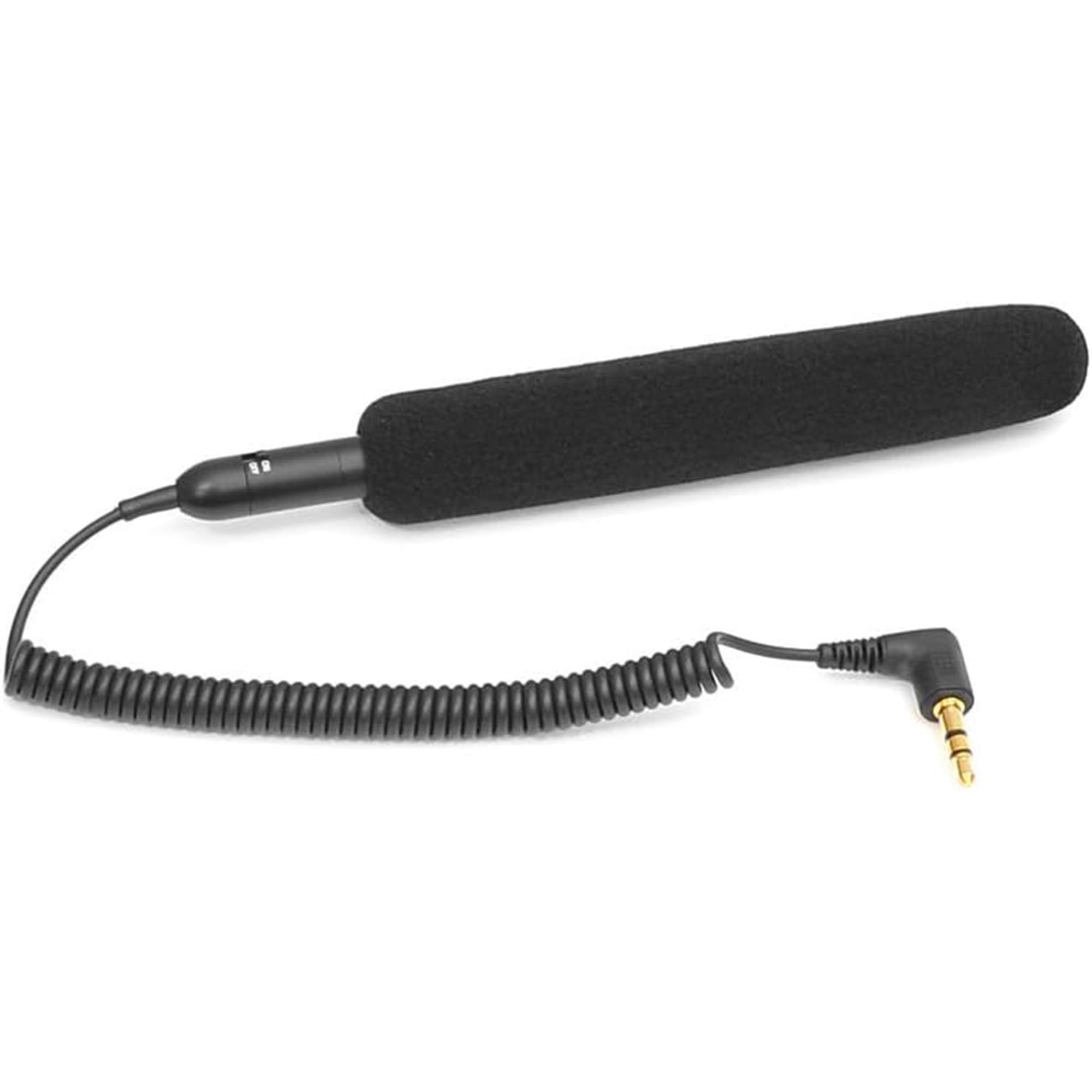 Pyle Camera-Mount Shotgun Microphone, Back Electret Condenser, Line-Gradient Pattern, 3.5mm Connector, 42dB Sensitivity, 50Hz-18kHz, Windscreen & Mic Holder, On-Camera Condenser Mic for Clear Audio 3