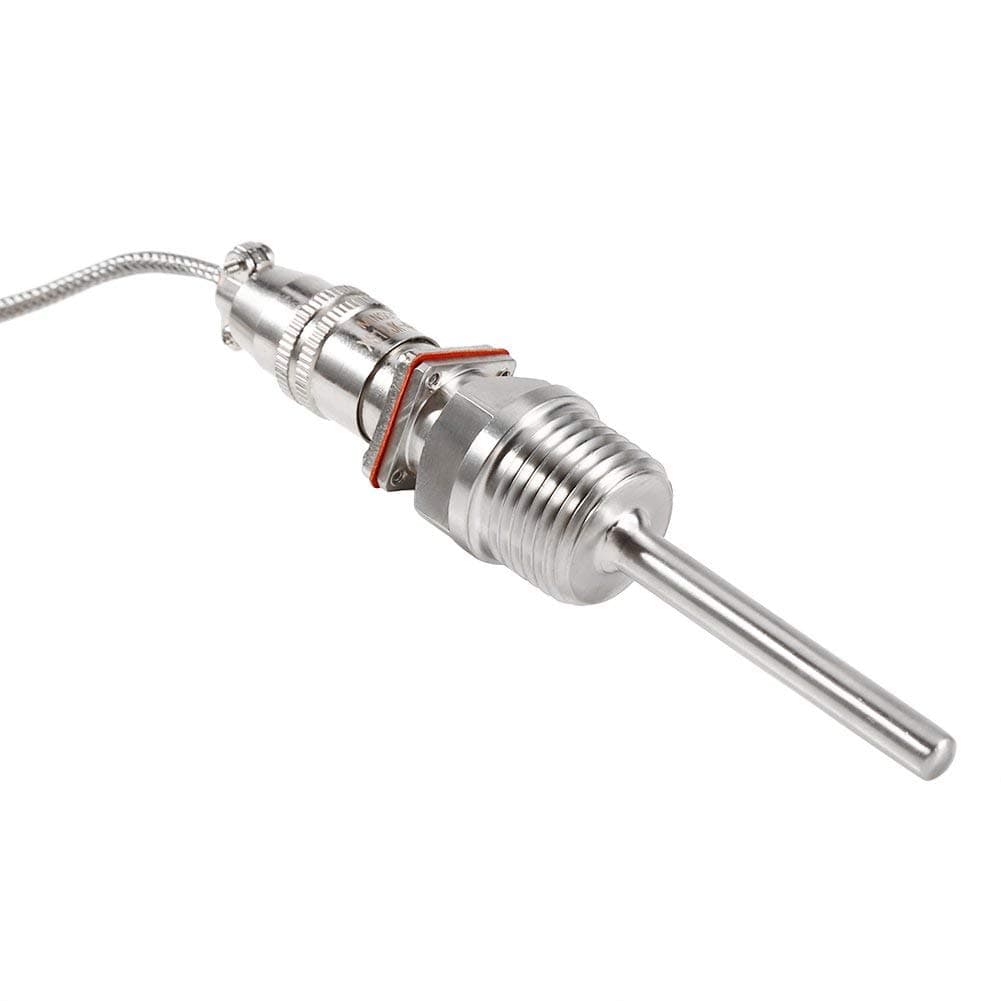Jadeshay RTD PT100 Temperature Sensor with 2 Meter Cable, 1/2" NPT Thread Connector Stable Performance, High Precision and High Temperature Resistance 4