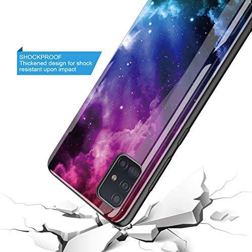 GORGCASE Phone Case for Samsung Galaxy A51 4G Phone Case (NOT FIT A51 5G),Slim Design Light Weight Anti-Scratch Shook-Proof Armor Cute Girls Boy Women Man Protective Cover Milky Way Galaxy 4