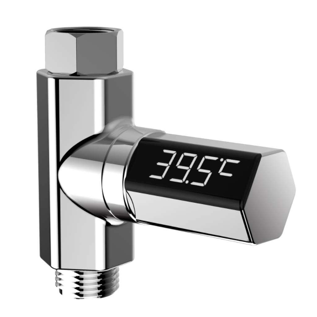 XISAOK LED Display Home Water Flow Faucet Shower Thermometer Temperature Monitor Baby 1