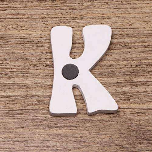 Penta Angel 26Pcs Wooden Magnets Fridge Letters Wood Large Magnetic Refrigerator ABC Alphabet Cute Spelling Learning for Preschool Educational 6