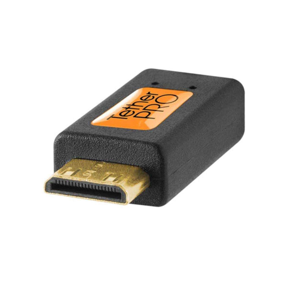 Tether Tools TetherPro Mini-HDMI (C) to HDMI (A), 15 feet - Black 2