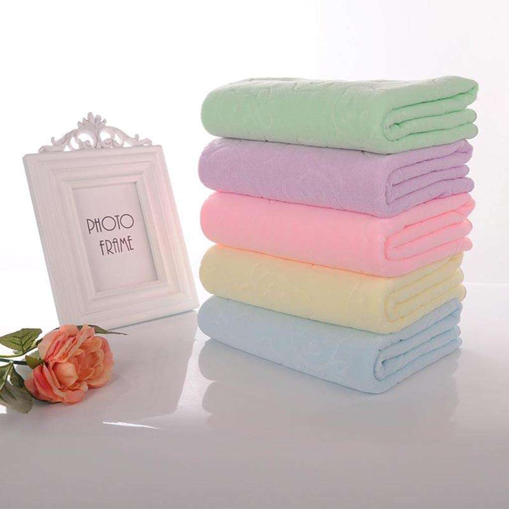IVELECT Jumbo Size Bath Sheet Extra Large Polyester Home Salon Gym Bath Towel Soft 5