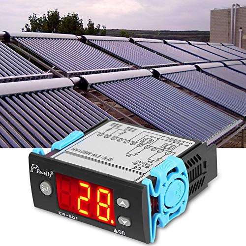 Temperature Controller, Stable Solar Water Heater Thermostat, Auto Water Pump Circulation for Solar Water Heater Temperature Control Bathroom Home 3