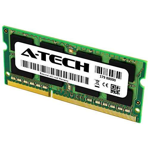 A-Tech 4GB RAM Replacement for Dell SNPX830DC/4G, A5039688, A6776455, X830D, 0X830D | DDR3 1333MHz PC3-10600 2Rx8 1.5V Non-ECC SODIMM Laptop & All-in-One Single Memory Module 5
