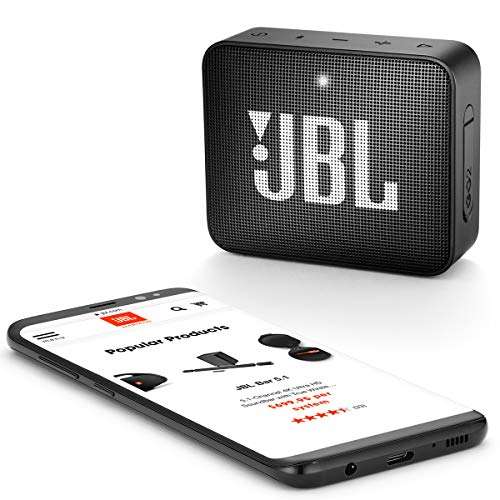 JBL GO2 - Waterproof Ultra-Portable Bluetooth Speaker - Black 6
