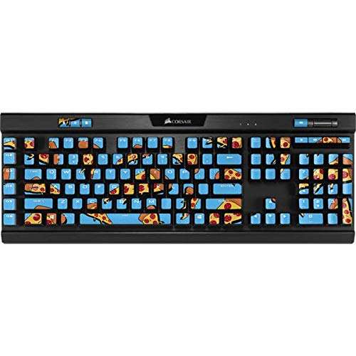 Skinit Decal Skin Compatible with K95 RGB Platinum Mechanical Gaming Keyboard - Skinit Originally Designed Pizza Design 1