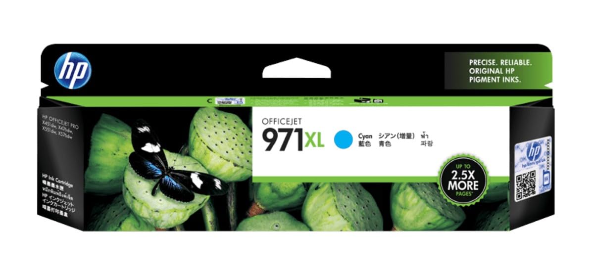 HP 971XL Inkjet Cartridge (Cyan)