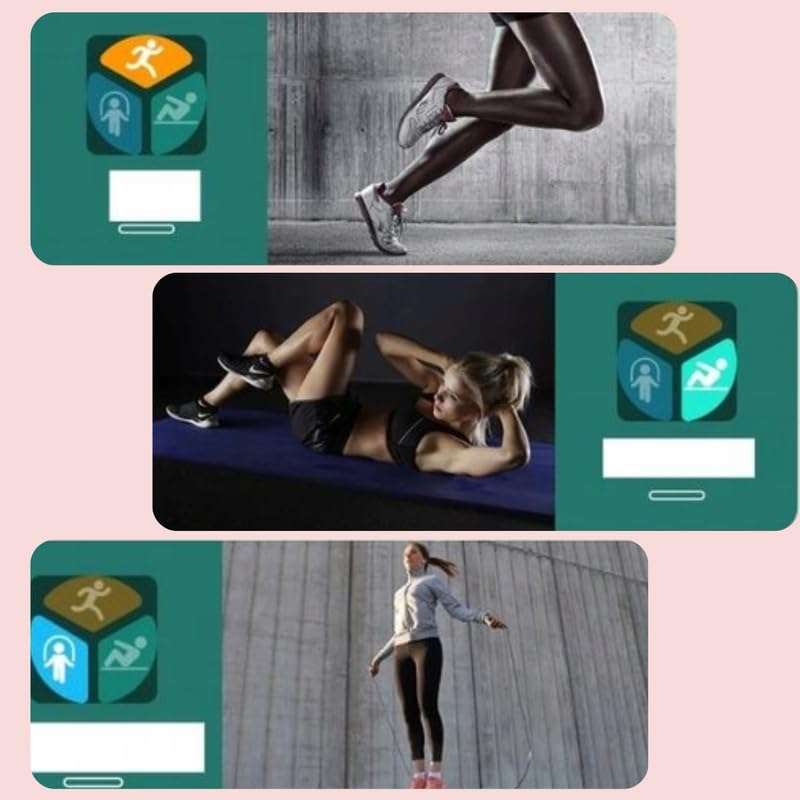 Drumstone (Diwali Special𝟏𝟓 Years Warranty FD68 Smart Watch for Fitness: Heart Rate, Sleep Tracking & Step Counter | Ideal for Kids & Adults | Syncs with Android & iOS Devices - (Pink) 5