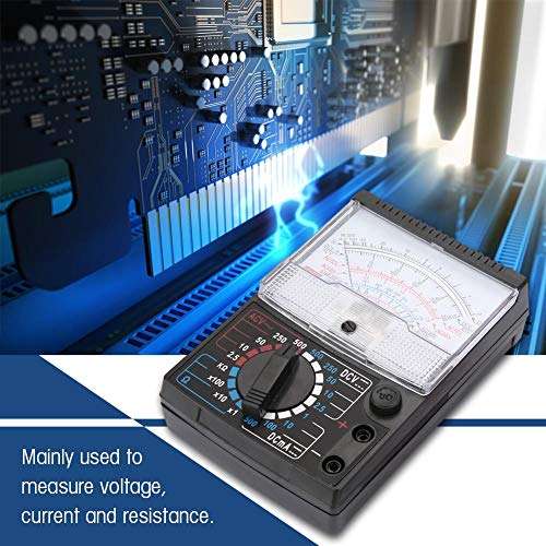 SANON Analog Multimeter, Analog Pointer Multimeter AC DC Voltage Resistance Testing Instrument 2