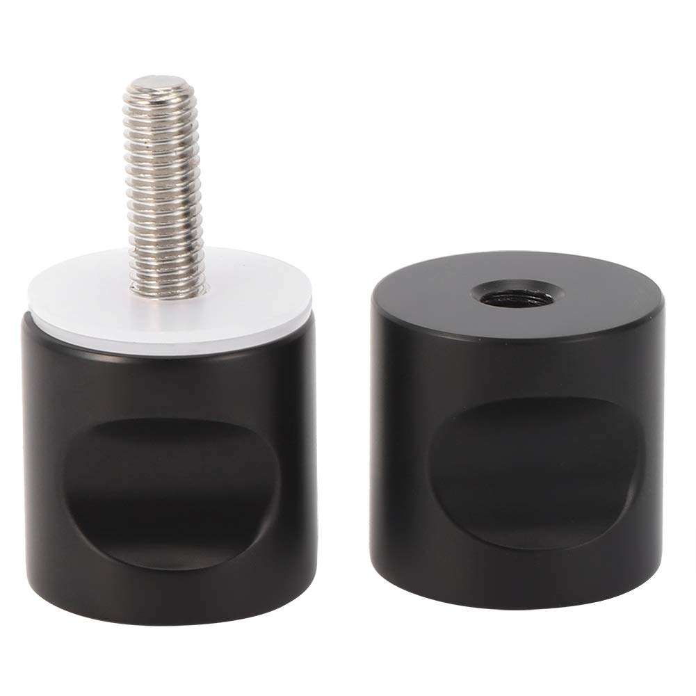 Door Handle,Aluminum Alloy Single Hole Glass Door Handle Hardware for Home Bathroom Showcase Shower Room 6