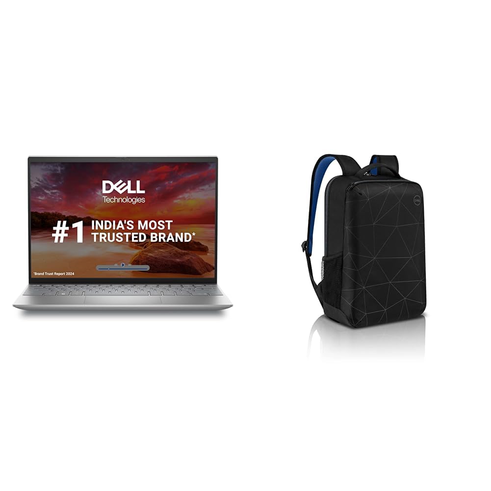 Dell Inspiron 5330, Intel Evo Platform Powered by Intel Core i7-1360P / 16GB LP DDR5/ 512GB SSD/13.3" QHD+ 16:10 Aspect Ratio/Backlit KB (15.6 ") 20L Capacity Essential Backpack-15 (ES1520P)