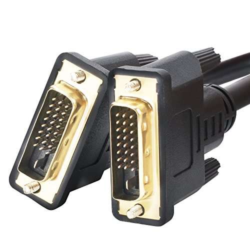 Postta DVI-D Dual Link Cable with Ferrites Gold Plated Male to Male-6 Feet 2