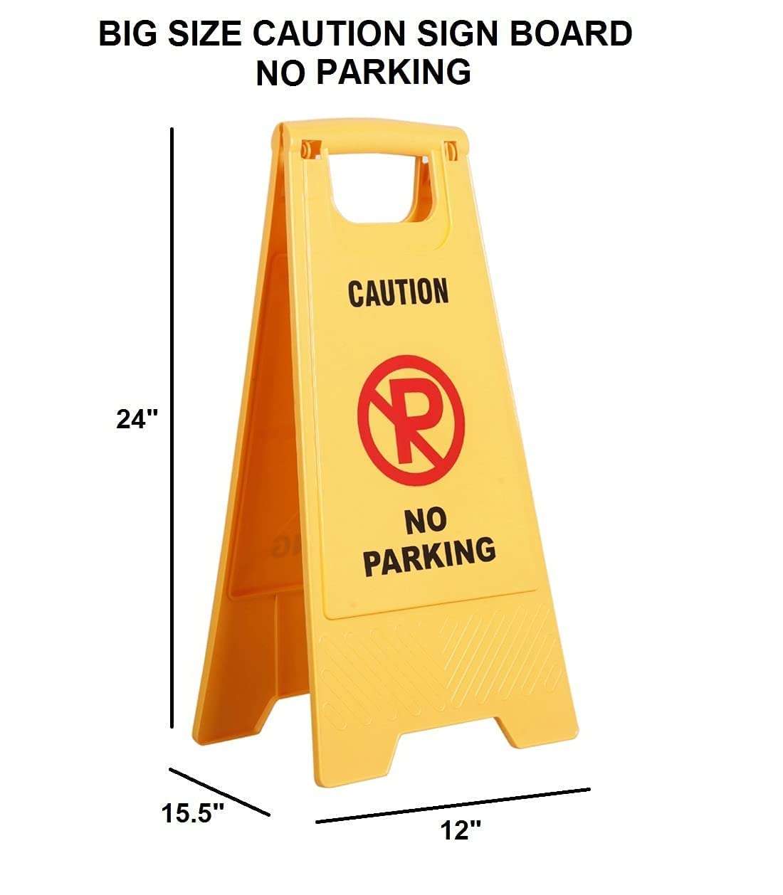 AIR O MATIC Plastic NO PARKING Caution Standing Board 4