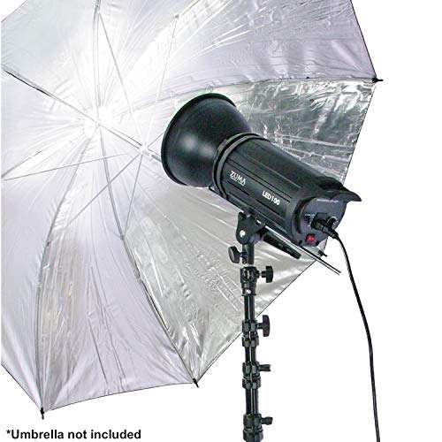 LED 100W Photo Studio Video Light CRI 95 10000 Lumens w/Dimmer, Umbrella Holder 6