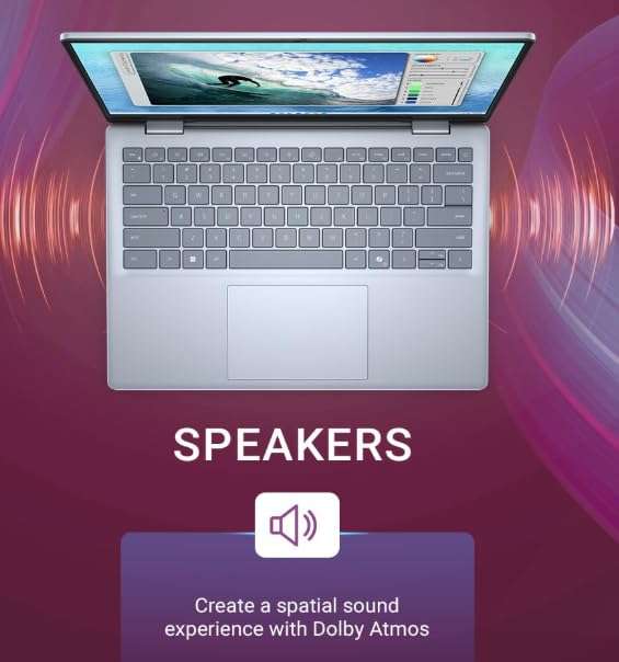 Dell/Inspiron 5440/i5-1334u/8 GB/512 GB/FHD+ (1920x1200) NT/Ubuntu/Backlit/no FPR /41 WHR/ 3 Yrs Warranty 4