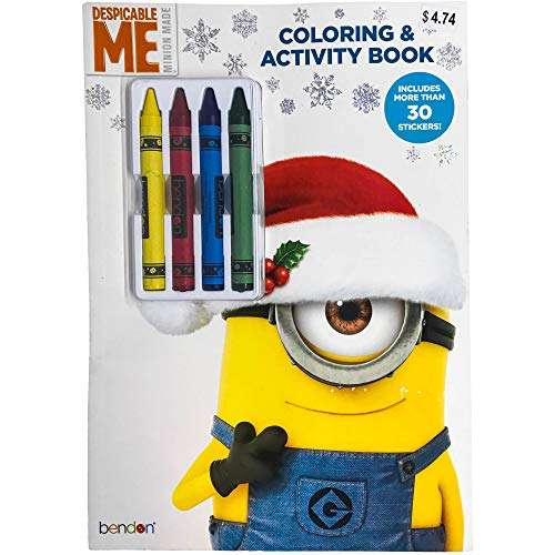 Bendon Kids Children Nickelodeon Disney Assorted Characters Theme Coloring & Activity Books (Minions) 4