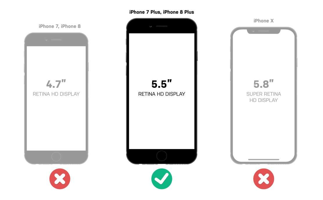 LifeProof iPhone 8 PLUS & iPhone 7 PLUS (ONLY) FRĒ Series Case - NIGHT LITE (BLACK/LIME), waterproof IP68, built-in screen protector, port cover protection, snaps to MagSafe 3
