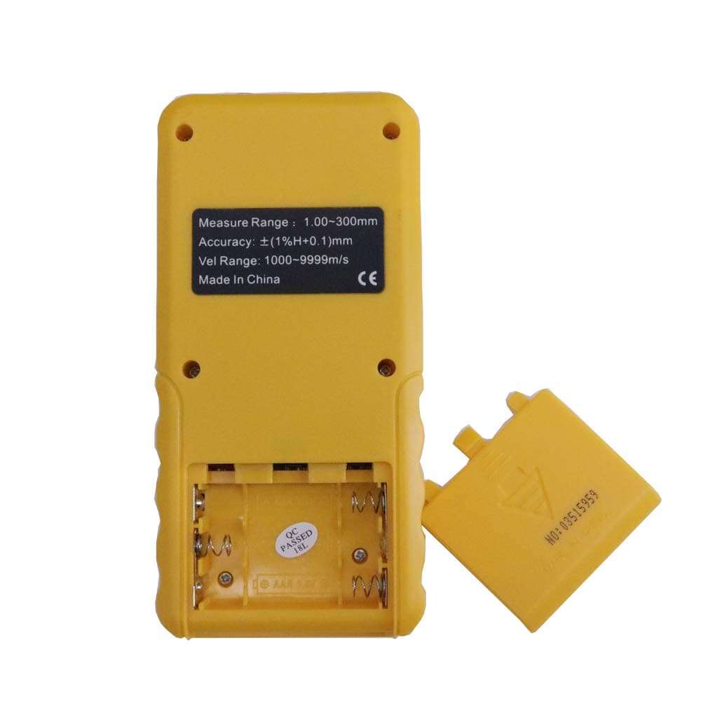 Graigar AR860 Digital Ultrasonic Thickness Gauge Tester Meter 1.00 to 300.00mm Steel Sound Velocity 1000 to 9999m/s 5