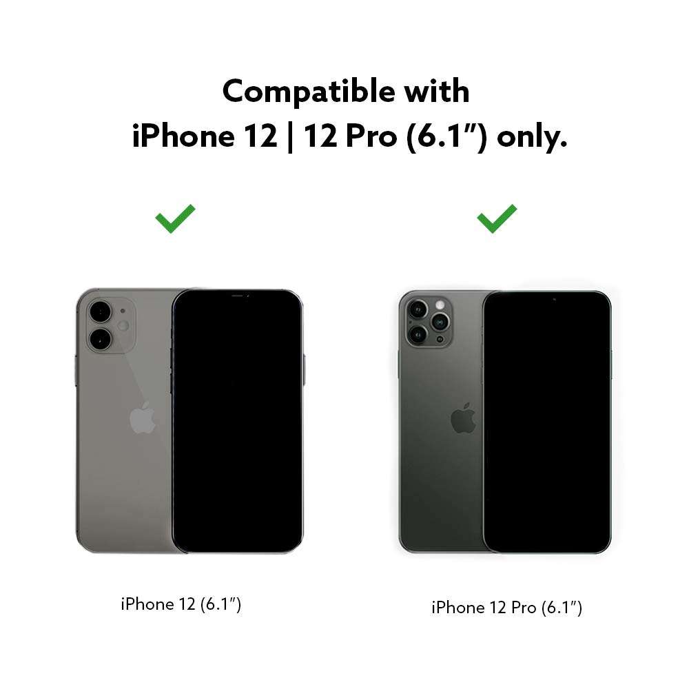 Caseology Dual Grip Compatible with iPhone 12 Pro Case Compatible with iPhone 12 Case (2020) - Black 2