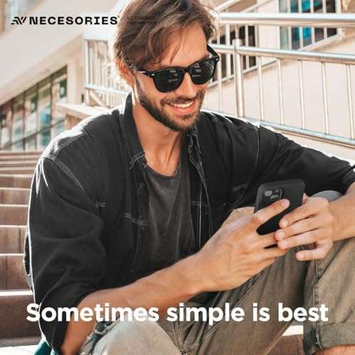 Necesories® Liquid Silicone Case Compatible for iPhone 14 Plus Case,Full Body Protective Cover, Shockproof, Slim Phone Case, Anti-Scratch Soft Microfiber Lining, 6.7 inches (Black) 4