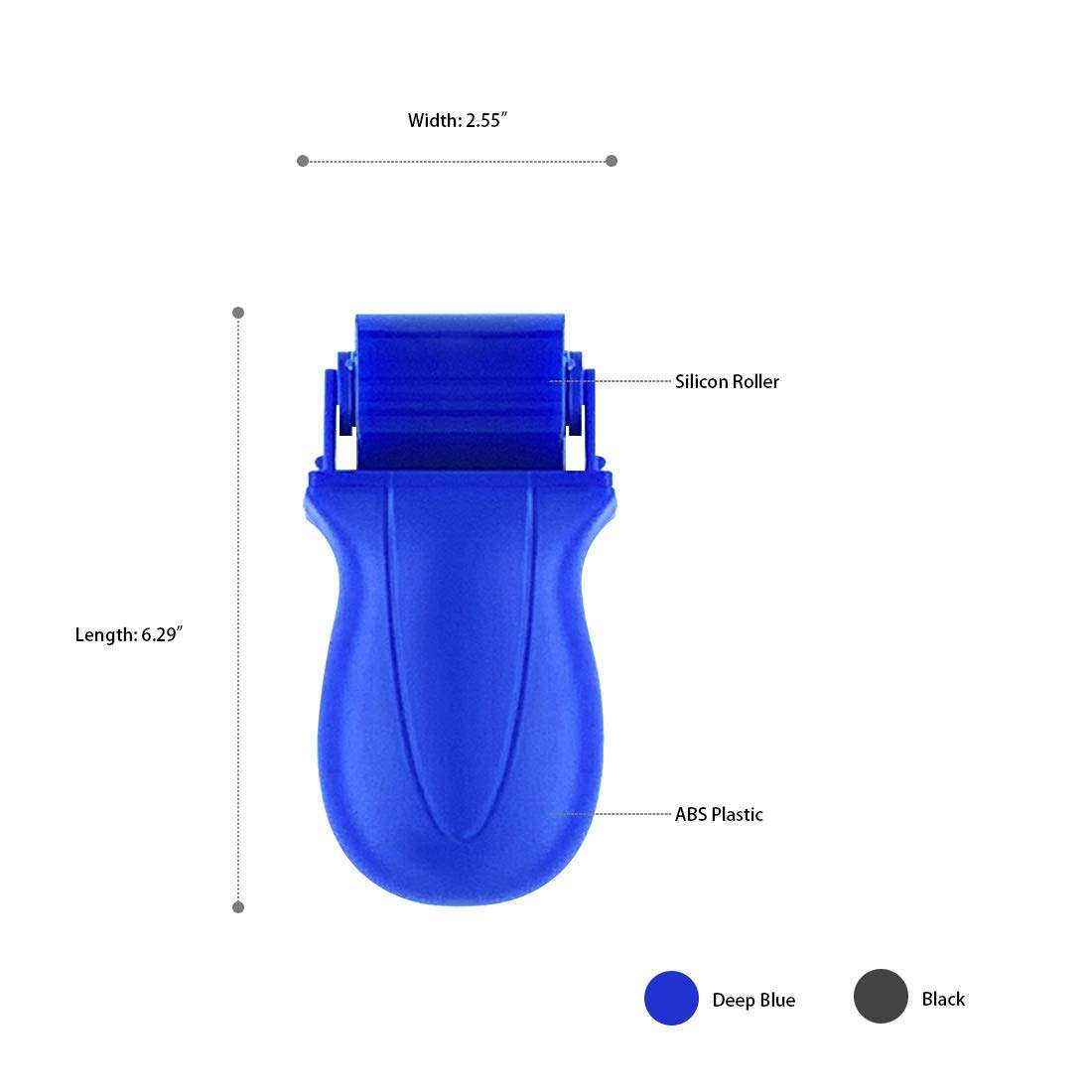 Record Cleaner kit Anti-Static Viscous Silicone Record & Microfiber Cleaning Cloth - for Vinyl Record, iPhone, iPad, Tablet, TV, Clothes, Glasses, Monitor etc, Washable & Reusable – Navy Blue 4