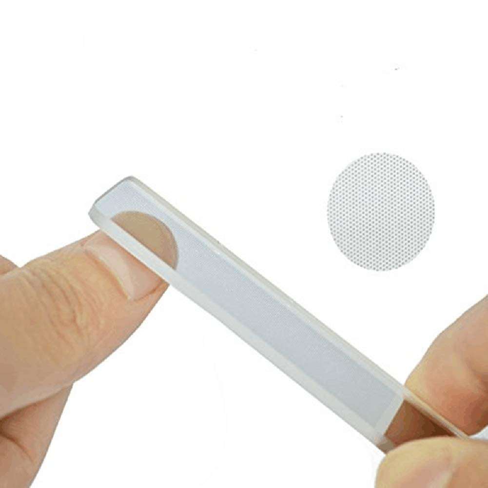 Premium Crystal Polish Glass Nail Files Manicure Set, Upgrade Nail Buffers, Nano Glass Nail Shiner, Professional Pedicure Files - Best Glass Nail Files for Natural Nails, 9cm, 2 Pack - Clear 3