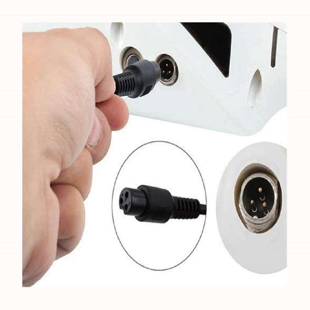 Miacoco Scooter Charger, 24V,3.3 FT Power Adapter for Razor E100 E125 E150 E175 E500 (Black) 4