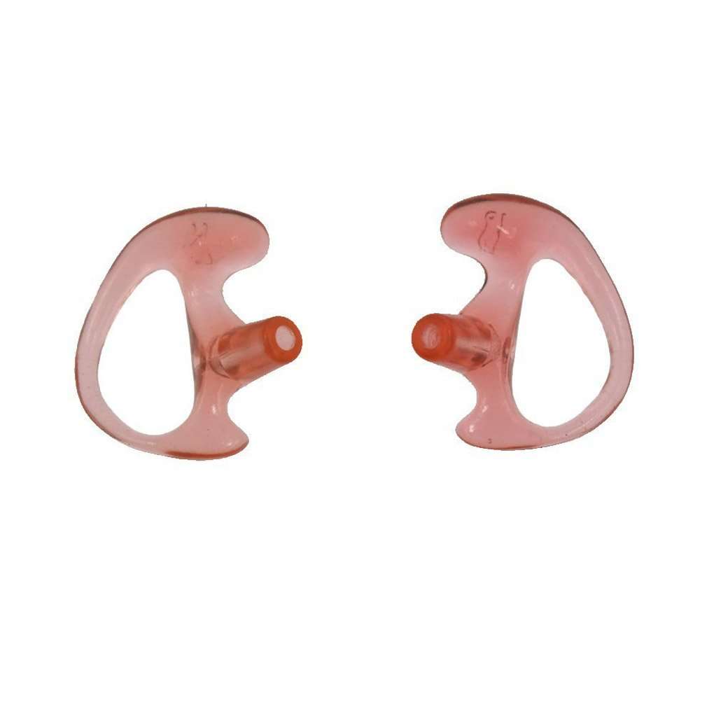 FANVERIM 2 Pack Left Medium Semi Custom Flexible Open Ear Insert Ear Mold for Two-Way Radio Audio 2