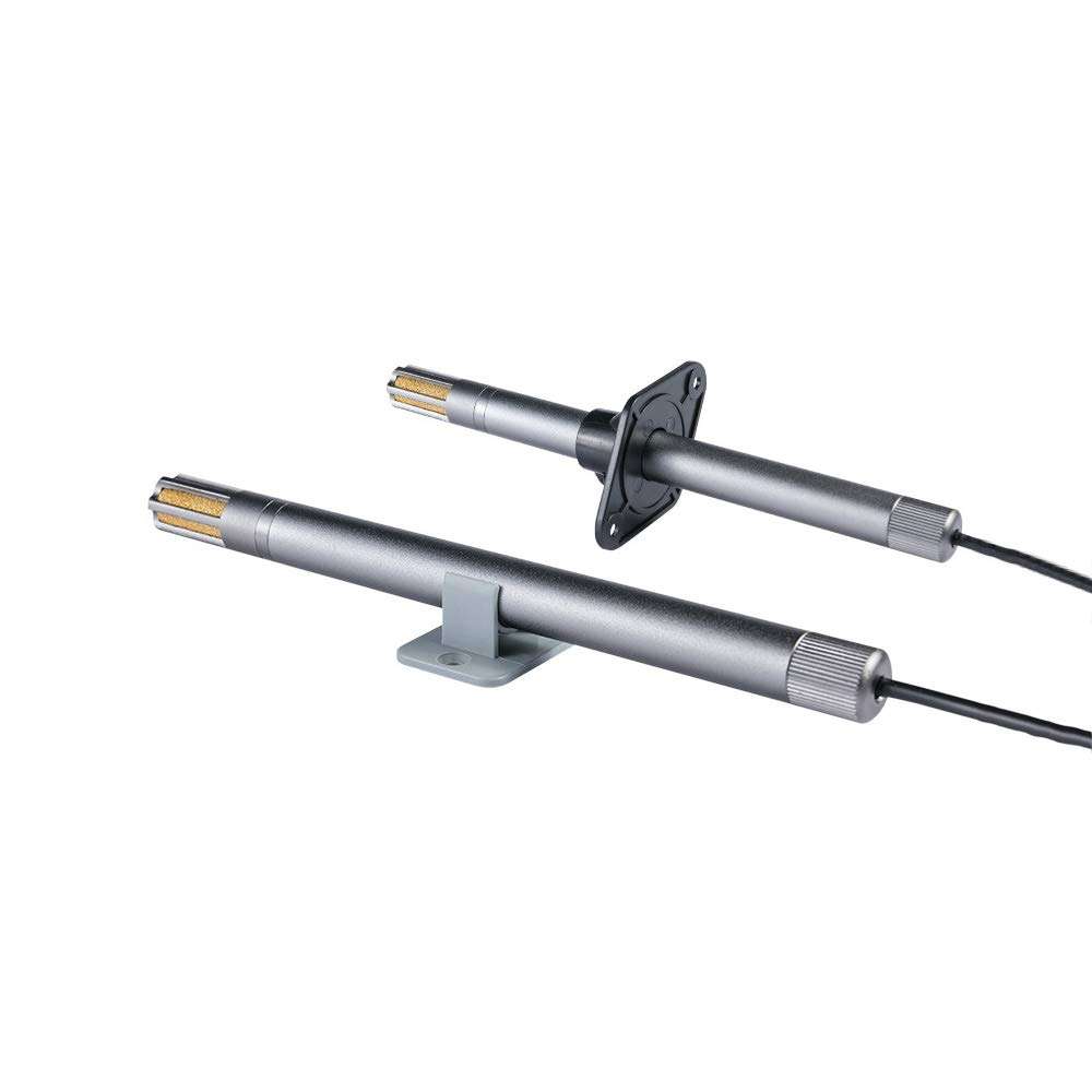 Taidacent Temperature and Humidity Transmitter Modbus Temperature Transmitter Pipeline High-precision Industrial RS485 Moisture Sensor RS485 Communication Explosion-proof Probe (Voltage 0-10V Output) 3