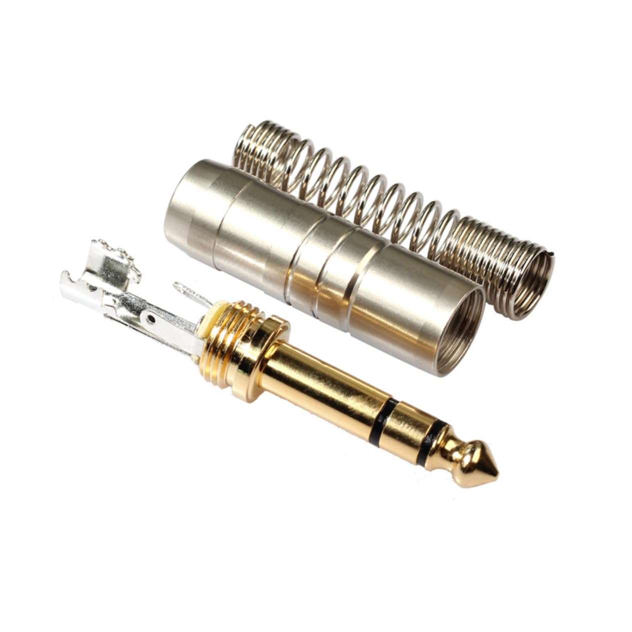 OSALADI 6 Pcs 6.35mm Stereo Plug Earphones Tone Banana Plugs Headphone Jack Splitter Power Cord USB to Headphone Adapter Headphone Jack to USB Plugs Connector Cord Amp Cable Audio Plug 3