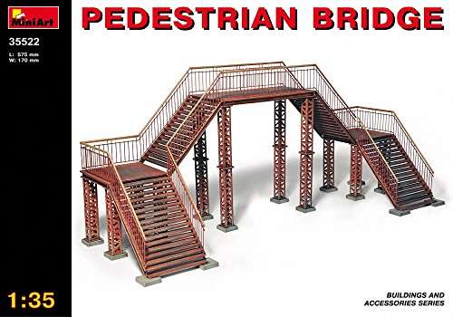 MiniArt 1:35 Scale Pedestrian Bridge Plastic Model Kit