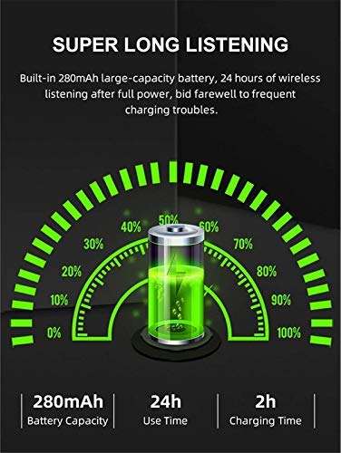 Wireless Bluetooth For Samsung Galaxy Note5, Samsung Note 5Samsung Galaxy On5, Samsung on5 On 5Samsung Galaxy on5 Pro, On 5 proSamsung Galaxy On6Samsung Galaxy On7 (2016), On 7 2016 Bluetooth Headphone Headset Hands-Free Gaming Earphone With Mic Noise Isolating Stereo Gaming & Music Sound Quality, Sweatproof Sports Headset,Professional Bluetooth 5.1 Wireless Stereo Sport Hi-Fi Sound Hands-Free Calling - ( Black , A2-4F, MGO ) 6