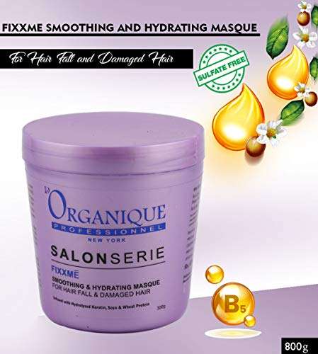 De Organique Anti Hair Fall FIXXME Smoothing & Hydrating Masque Men & Women (300 G) 5