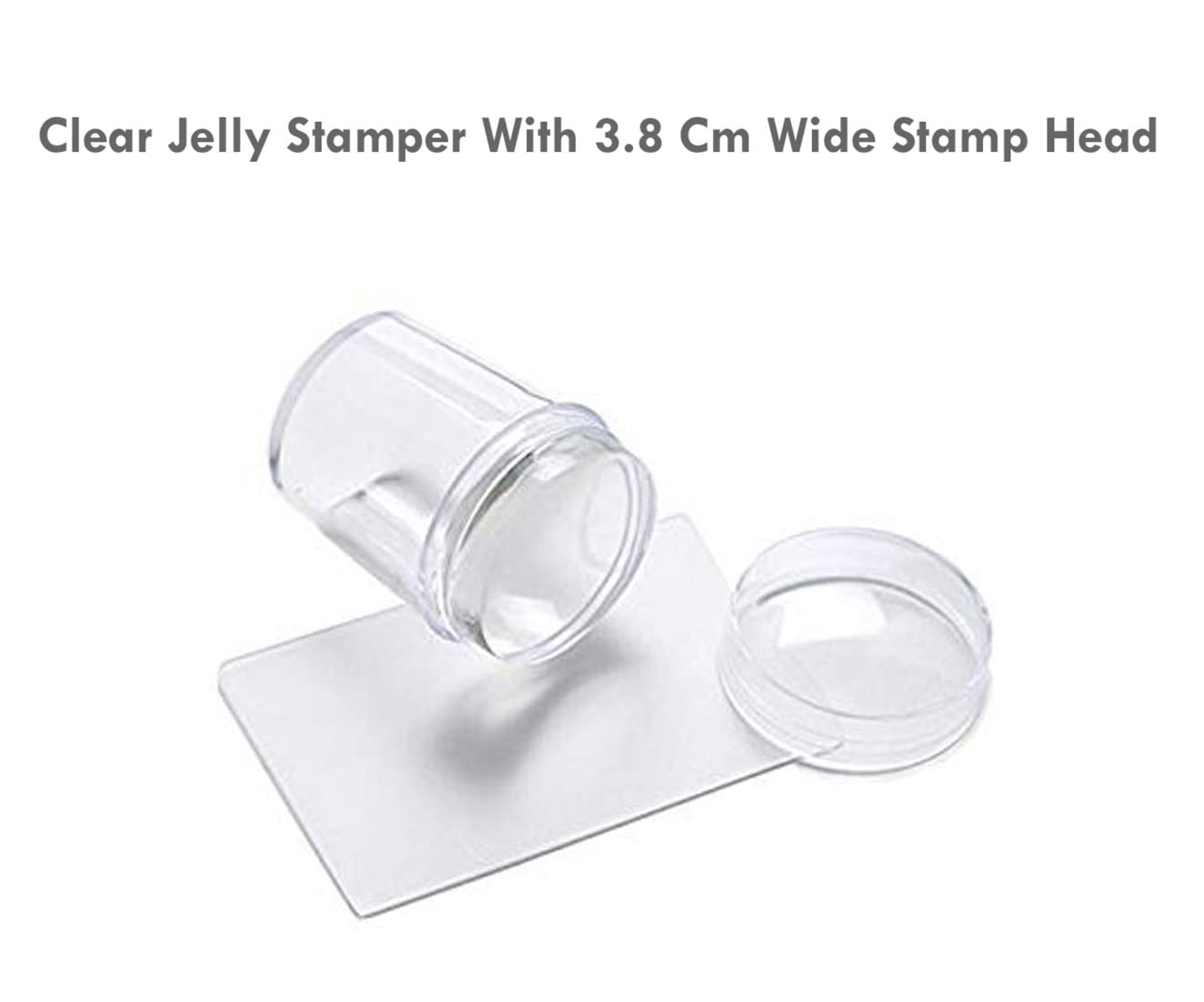 Lifestyle-You Nail Stamping Kit With 5 Rectangular Steel Image Plates, Silicone Stamper & Scraper & Stamping Nail Polish KIT B 6