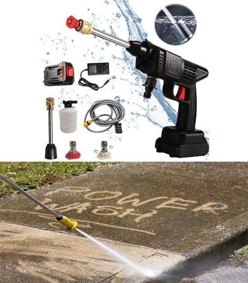 AYW Portable Car Water High Pressure Gun 24V/5 Meter Hose/Water Gun Car/Home Washer for Tucson 2015 4