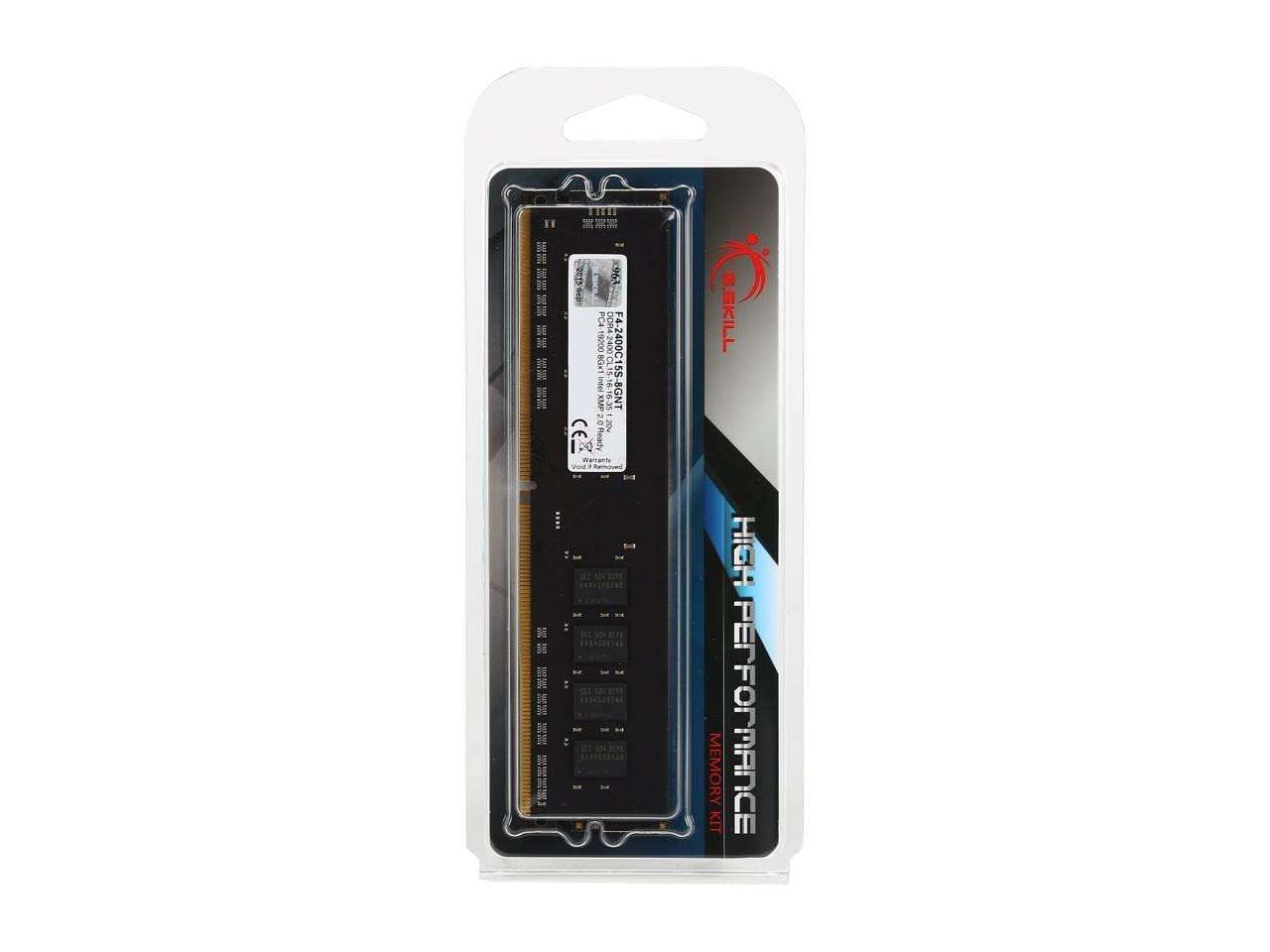 Barrette mémoire 8Go DIMM DDR4 G.Skill RipJaws IV PC4-19200 (2400 Mhz) (Noir) 4