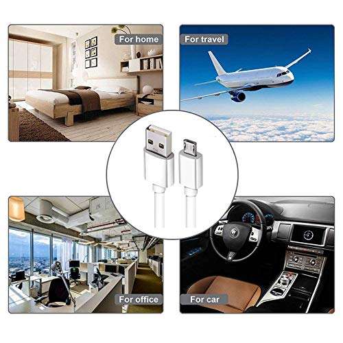 Ragav Enterprise Original Like Micro USB Data Rapid Charge Charger Sync Quick Fast Charging Android V8 Cable for Vivo V15 Pro (3.0 Ampere, 1 Meter, White) 4