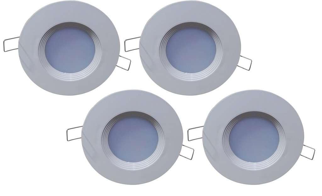 BENE® PP Virgin Plastic Round Ceiling Light, (Green, 3w, Pack of 4 Pcs)