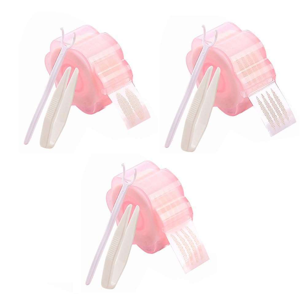 Leadigol Eyelid Tape Invisible Eye Stickers Lift Eye Magic Strips Plum Blossom Shape Invisible Single Sided Double Eyelid Tape Self-Adhesive Eyelid Sticker 1