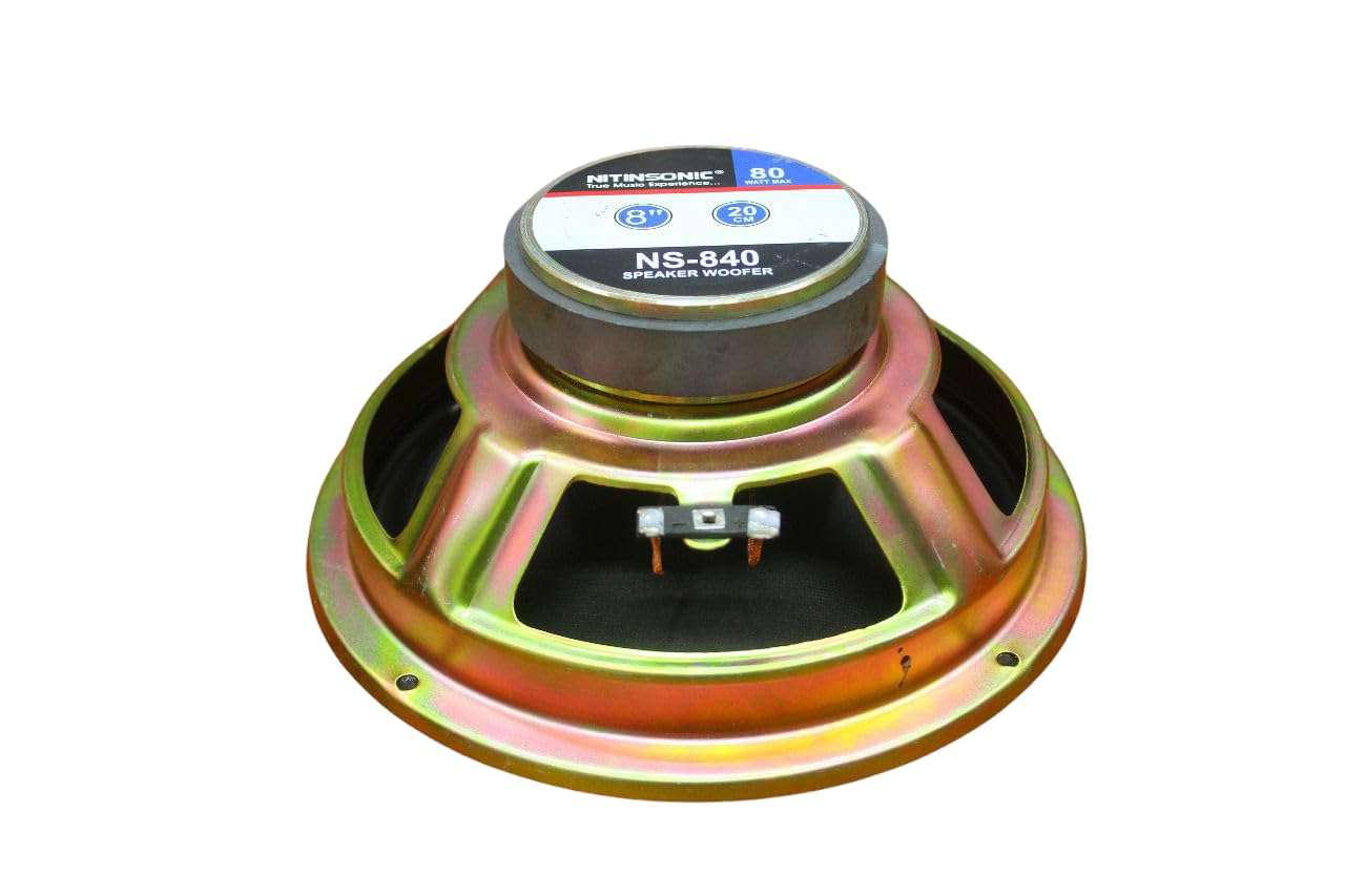 8 Inch woofer/NITINSONIC Model : NS - 840 Imported Woofer Cone | 4