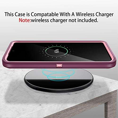 I-HONVA for Galaxy S20 FE 5G Case Shockproof 3 in 1 Full Body Protection [Without Screen Protection] Rugged Heavy Duty Cover Case for Samsung Galaxy S20 FE 5G 6.5 inch 2020, Purple 6