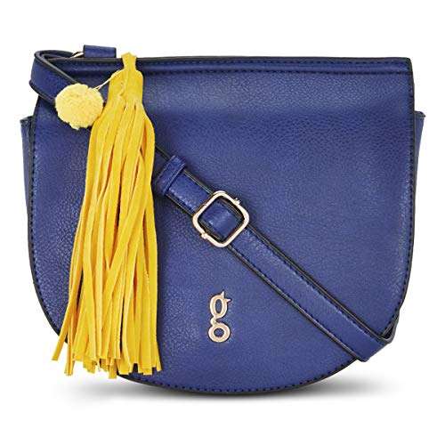 global desi Women's Sling Bag (Navy)