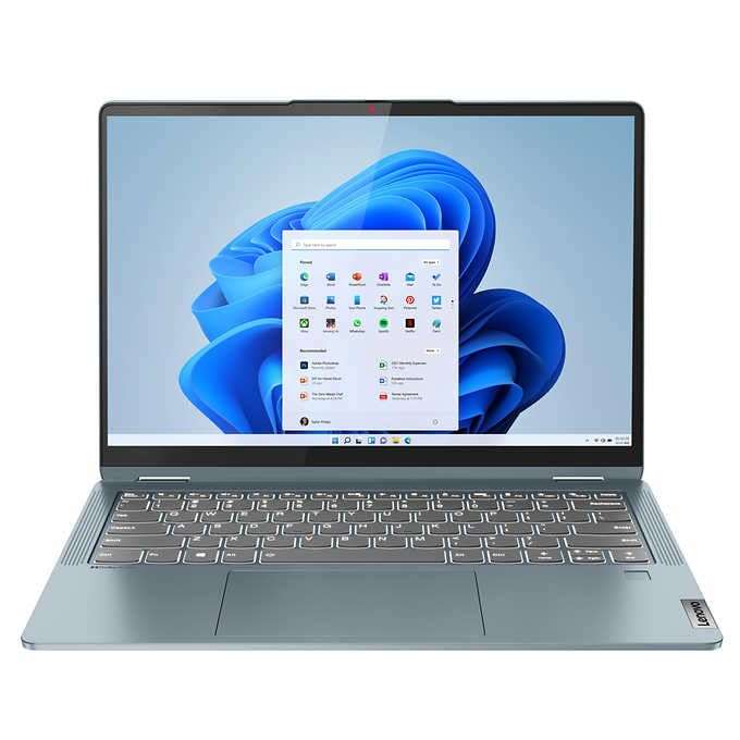 Lenovo IdeaPad Flex 7 2-in-1 Laptop, Intel 10-Core i7-1355U, 14" 2.2K IPS Touchscreen, Iris Xe Graphics, 16GB LPDDR4 2TB SSD, Backlit Keyboard, Fingerprint, Thunderbolt 4, Wi-Fi 6E, Win10 Pro