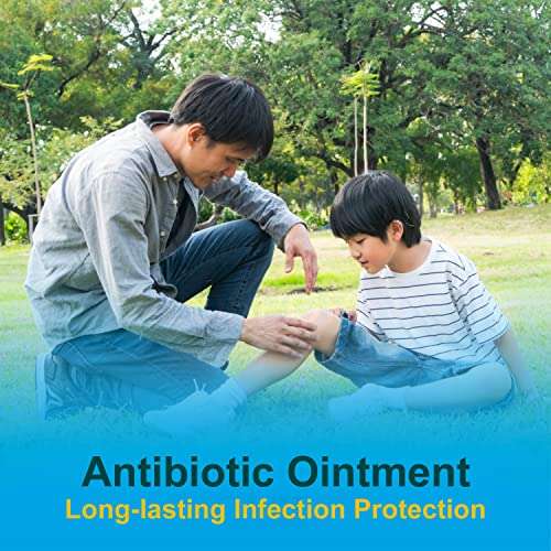 CareAll Triple Antibiotic Ointment + Pain Relief 1.0 oz (4 Pack), Dual Action First Aid for Minor Scrapes, Cuts, and Burns to Help Prevent Infection While Providing Maximum Strength Pain Relief. 5