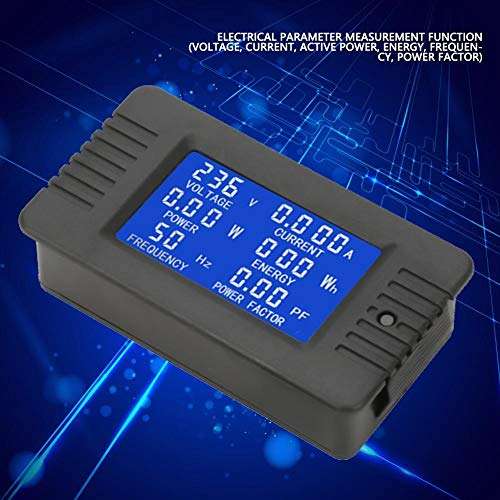Enrilior PEACEFAIR PZEM-022,AC Digital Meter Power Energy Voltage Current Test with Closed Type CT 100A 3