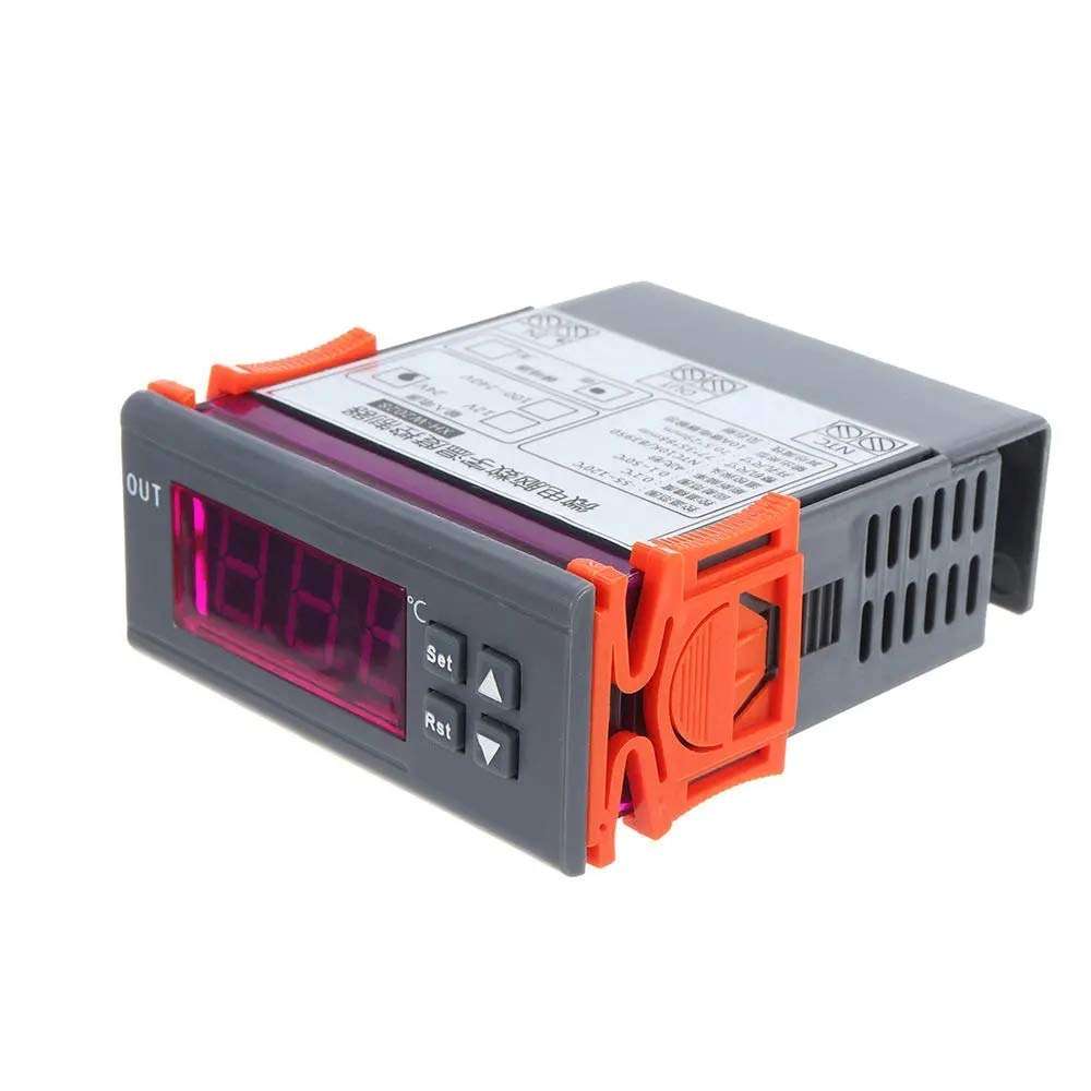 ZXY-NAN DC12/DC24V/AC220V Embedded Digital Thermostat Refrigerator Cabinet Industrial Special Digital Temperature Controller with 0.1 Accuracy (Size : DC12V) Modules Accessories 2