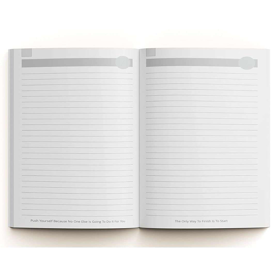 LAURET BLANC Notebook Journal - A5 Size, 144 Ruled Pages, 90 GSM Natural Shade, Paperback 3