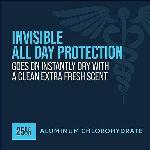 Certain Dri Prescription-Strength Clinical Antiperspirant Dry Spray - 72-Hour Sweat & Odor Protection for Men & Women - Extra-Fresh Scent - Hyperhidrosis Treatment - 4.2 oz 4